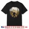 Funny Bigfoot Lineman Power Electrician Sasquatch Lineworker Shirt