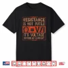 Resistance Is Not Futile Funny Electrician Shirt