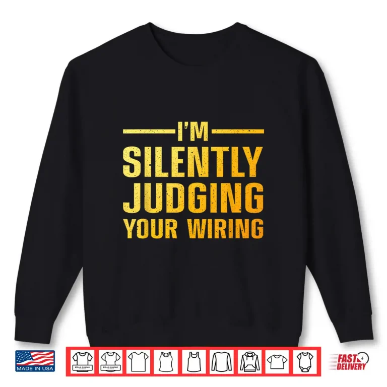 Sweatshirt Cool Electrician Art Electric Engineer Lineman Shirt