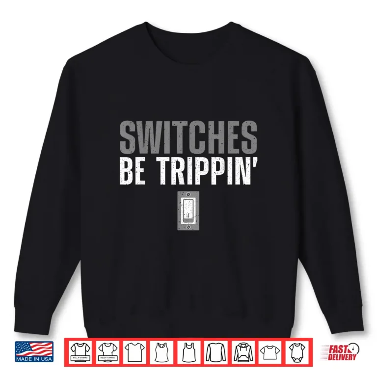 Sweatshirt Electrician Art Electrical Switch Electrician Shirt
