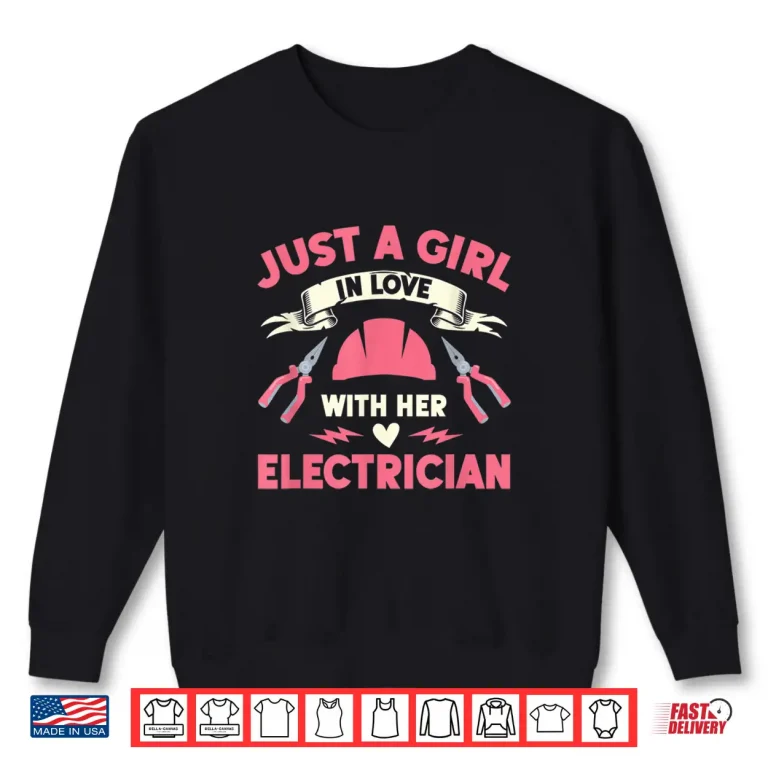 Sweatshirt Electrician Gift Funny Electrical Design Shirt