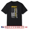 Electrician Us Flag Sparky Tools Shirt