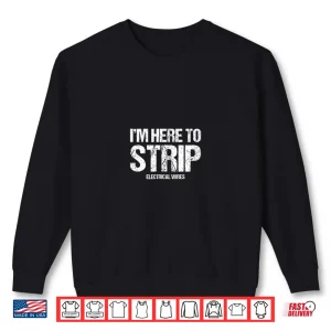 Electrician T Shirt Funny Lineman Tradesman Contractor Gift