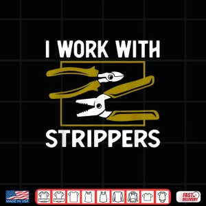 Design Funny Electrician Art Electronic Gag Electrician Shirt