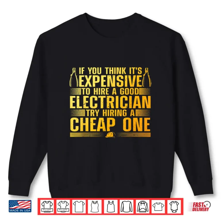 Sweatshirt Funny Electrician Art Engineering Electrician Shirt
