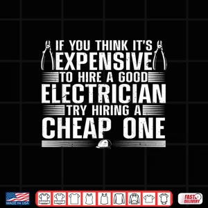 Design Funny Electrician Art Electronics Engineering Shirt