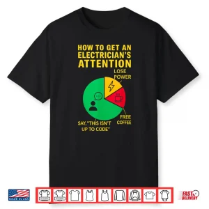 Funny Electrician Electrical Engineer Infographic Joke Shirt
