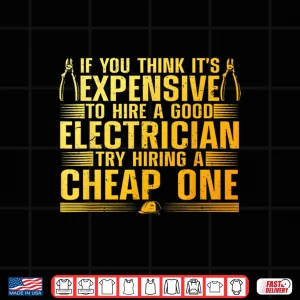 Design Funny Electrician Art Engineering Electrician Shirt