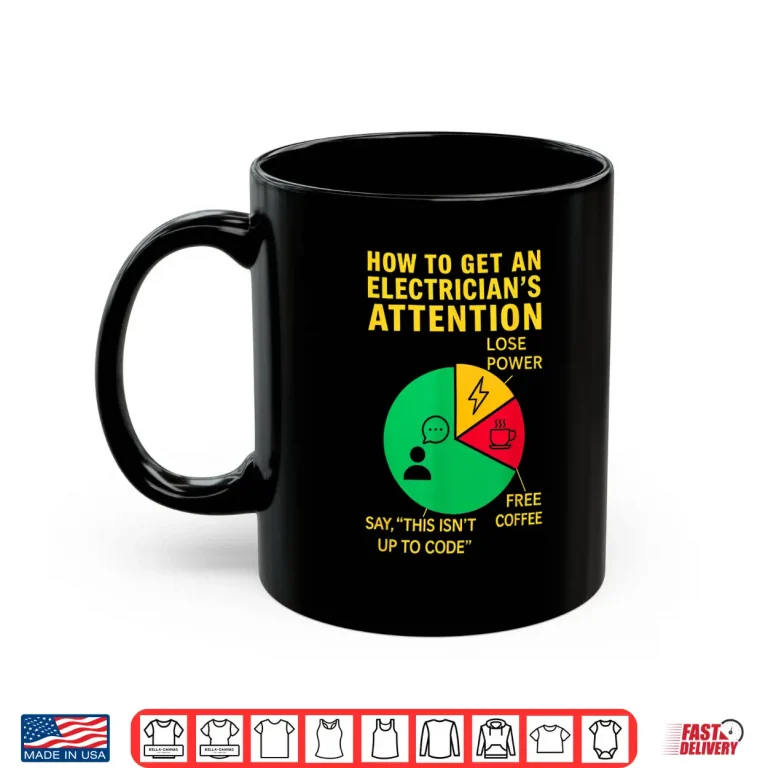 Mug Funny Electrician Electrical Engineer Infographic Joke Shirt