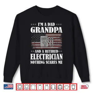 Sweatshirt Retired Electrician Funny Retirement Shirt