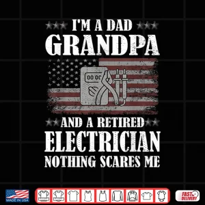 Design Retired Electrician Funny Retirement Shirt