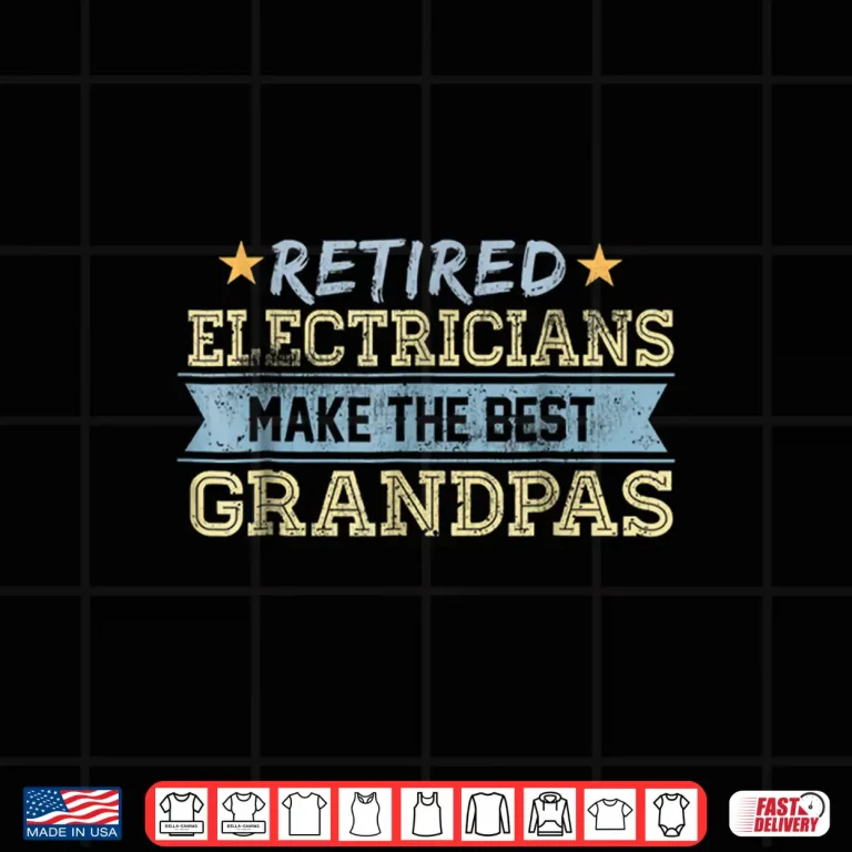 Design Retired Electrician T Shirt Retirement Gift Union
