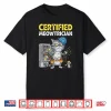 Certified Meowtrician Cat Electric Electrician Shirt