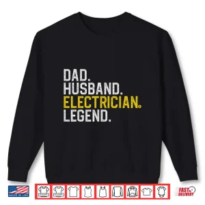 Sweatshirt Cool Electrician Professional Electrician Shirt