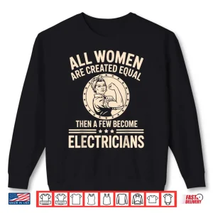 Sweatshirt Electrician Art Professional Electrician Shirt