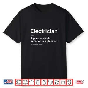 Electrician Funny Electricians Definition Shirt