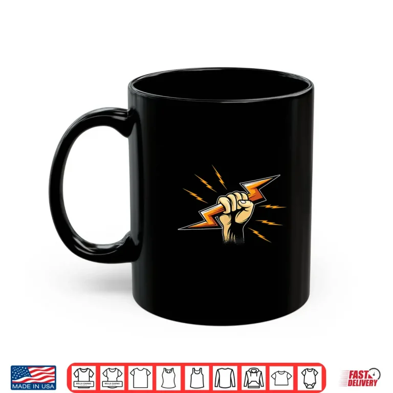 Mug Funny Electrician Electrical Engineer Electricity Lineman Shirt
