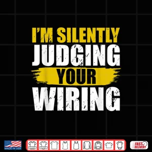 Design Funny Electrician Art Professional Electrician Shirt