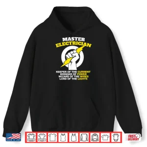Hoodie Master Electrician Shirt