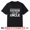 Proud Uncle Electrician Tee Electric Uncle Shirt Gift