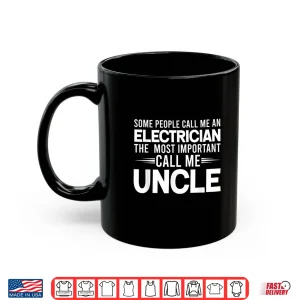 Mug Proud Uncle Electrician Tee Electric Uncle Shirt Gift