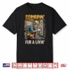 Strippin For A Livin Electrician Lover Funny Skeleton Shirt
