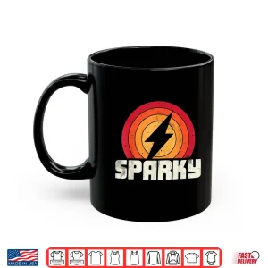 Mug Sparky Electrician Funny Lineman Retro Vintage Gift Shirt