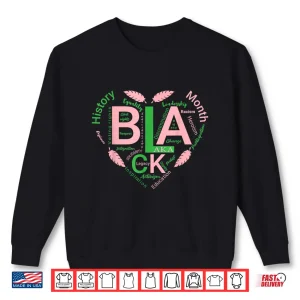 Sweatshirt Aka Inspired Heart Black History Shirt