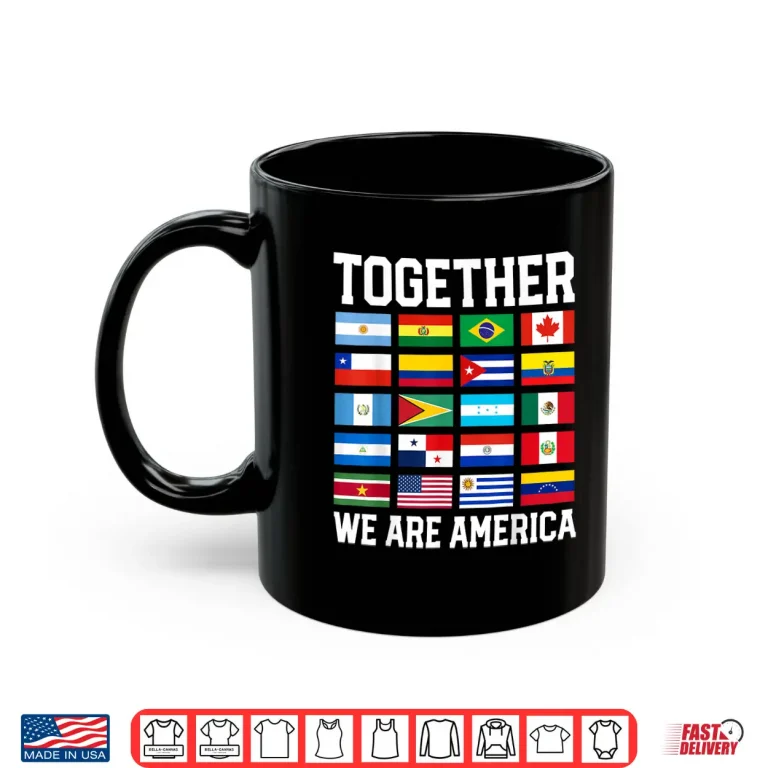 Mug Together We Are America Flags Patriotic Shirt