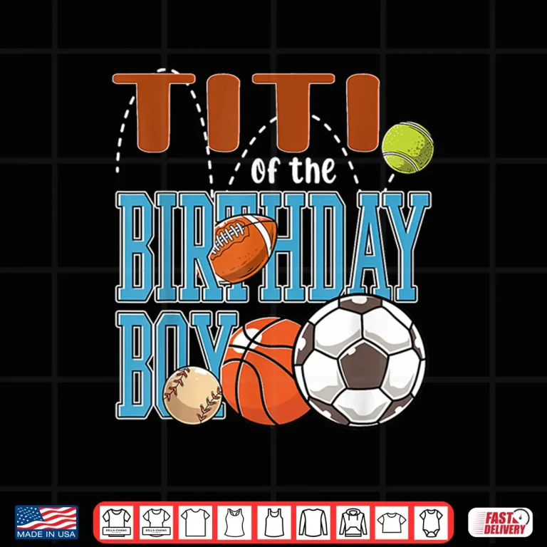 Design All Star Sports Birthday Titi Shirt