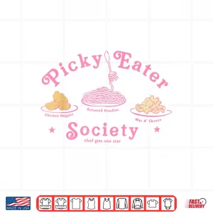 Design Chef Gets One Star Chicken Nuggets Picky Eater Society Shirt