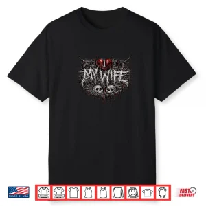 I Love My Partner Death Metal Style Premium Tri Blend Shirt