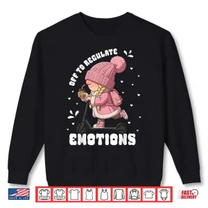 Sweatshirt Off To Regulate Emotions Gnome Psychologist Counselor Shirt