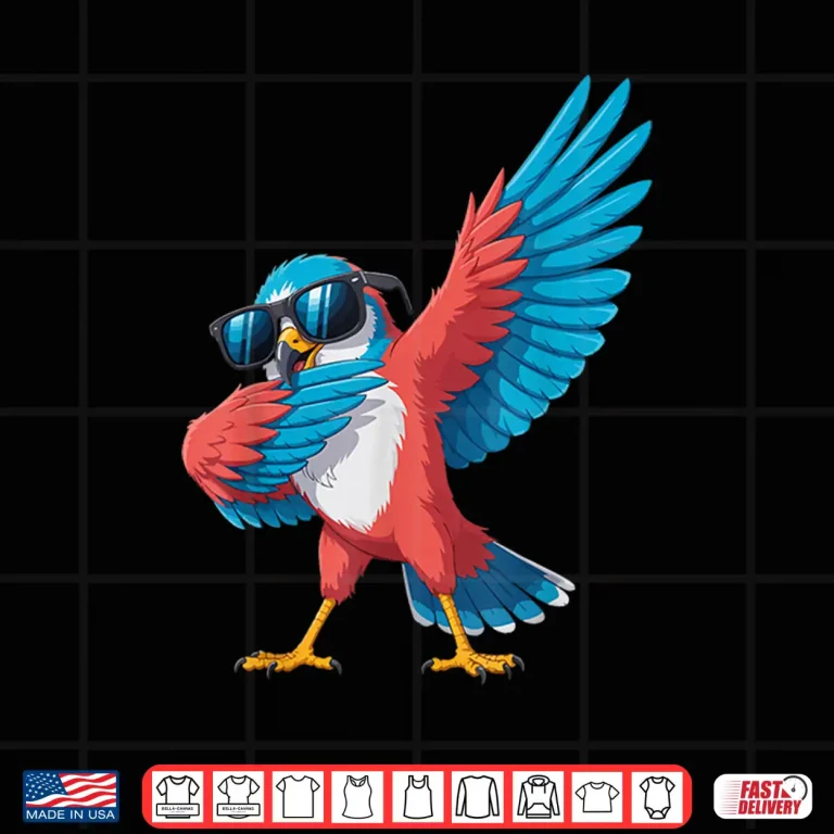 Design Sea Hawk Dabbing Dab Bird Mascot Shirt