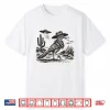 Smoking Roadrunner Ufo Desert Sarcastic Nature Humor Shirt