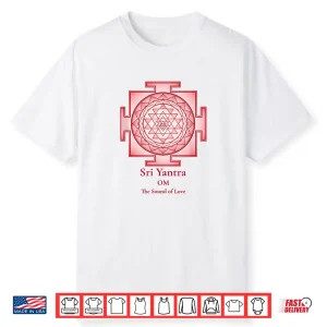 Sri Yantra Om Mandala Sacred Geometry Spiritual Shirt