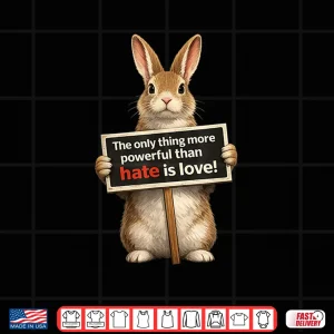 Design The Only Thing More Powerful Than Hate Is Love Unity Shirt