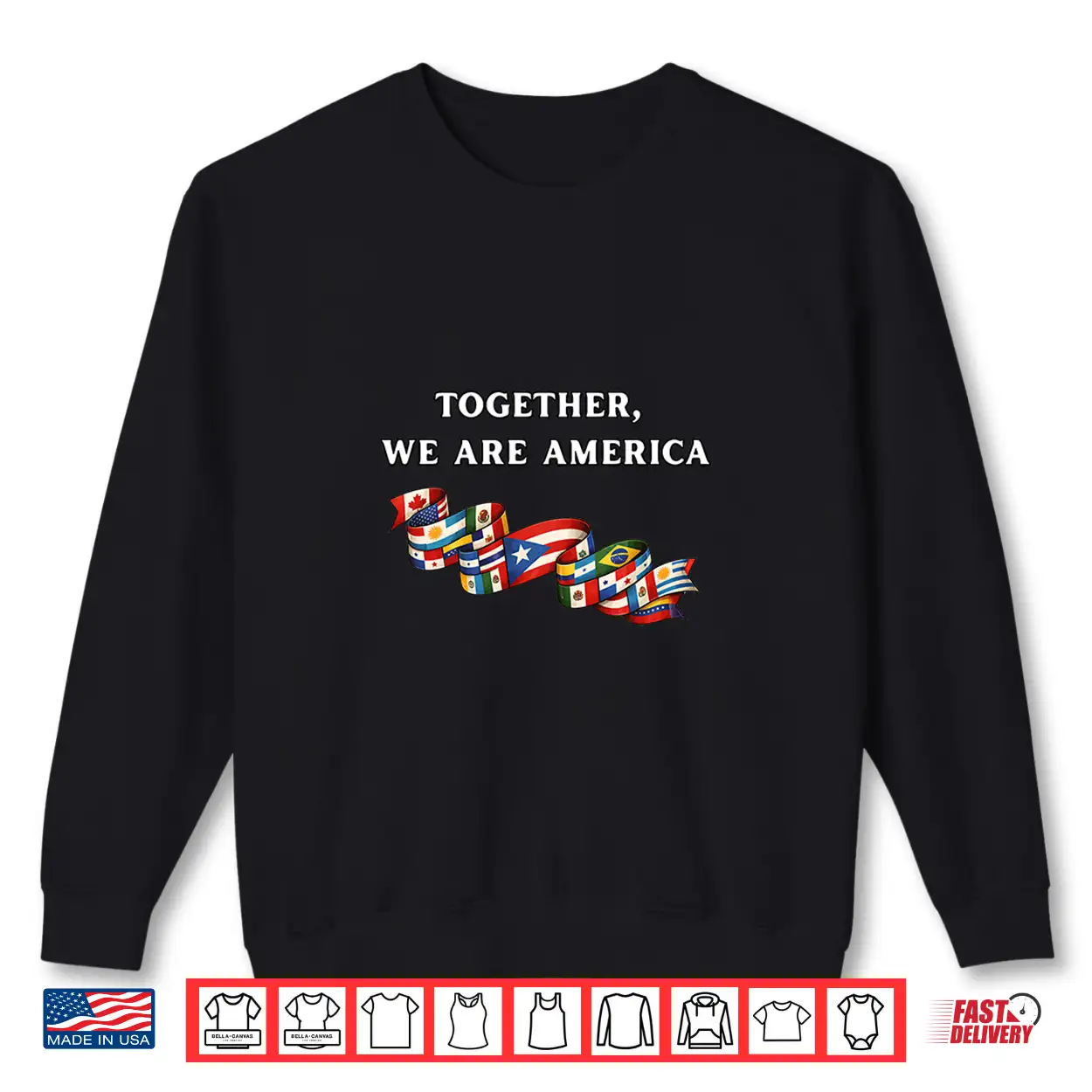 Together We Are America Latino Pride Premium Tri Blend Shirt Together We Are America Latino Pride Premium Tri Blend Shirt