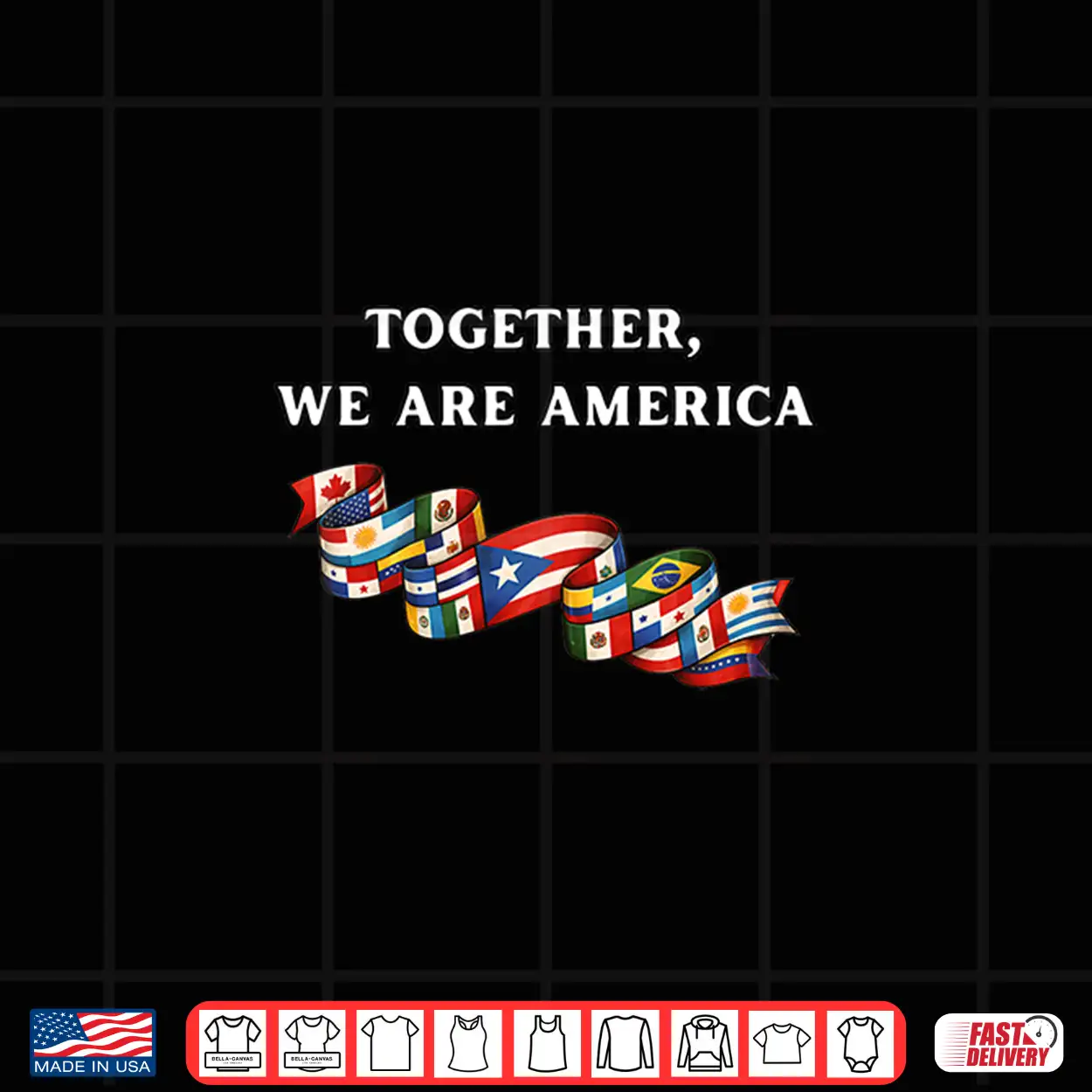Together We Are America Latino Pride Premium Tri Blend Shirt Together We Are America Latino Pride Premium Tri Blend Shirt