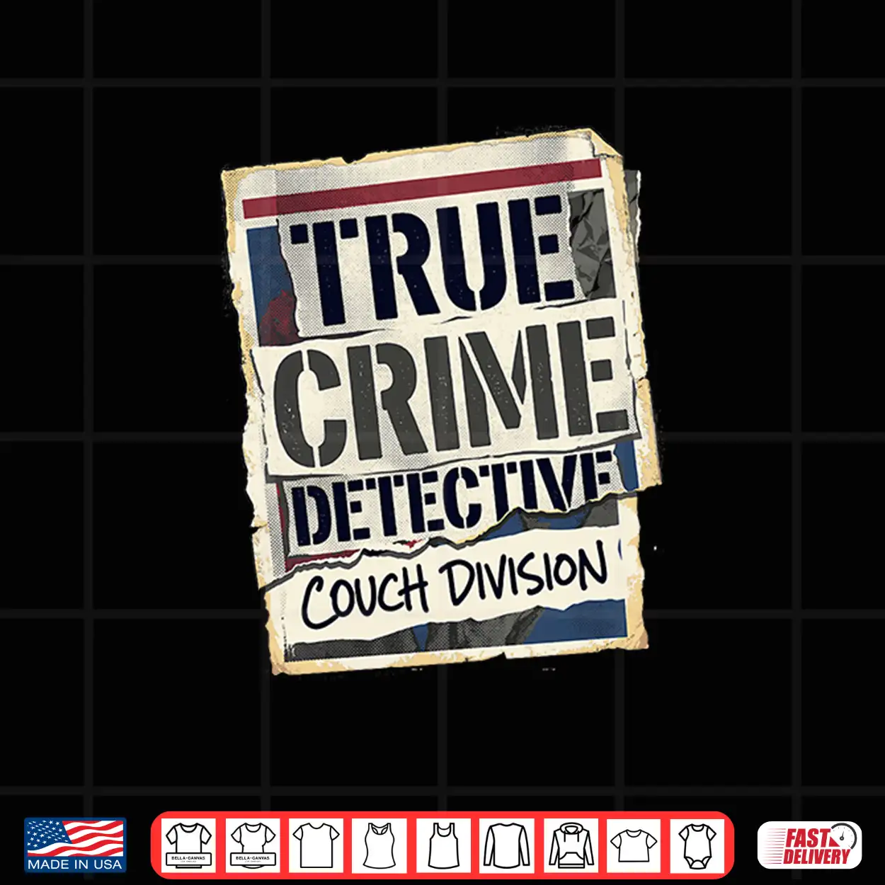 True Crime Detective Couch Division Premium Tri Blend Shirt True Crime Detective Couch Division Premium Tri Blend Shirt