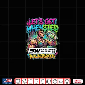 Whey Protein Bodybuilding Supplement Fitness Shirt 4 Design Whey Protein Bodybuilding Supplement Fitness Shirt