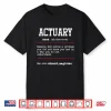 Actuary Actuarial Analyst Data Scientist Math Teacher Shirt