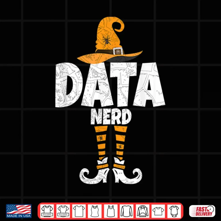 Design Data Nerd Statistics Analyst Technology Scientist Halloween Shirt