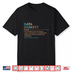 Funny Data Analyst Definition Data Scientist Vintage Shirt