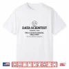 Data Scientist Data Analyst Definition Dictionary Shirt