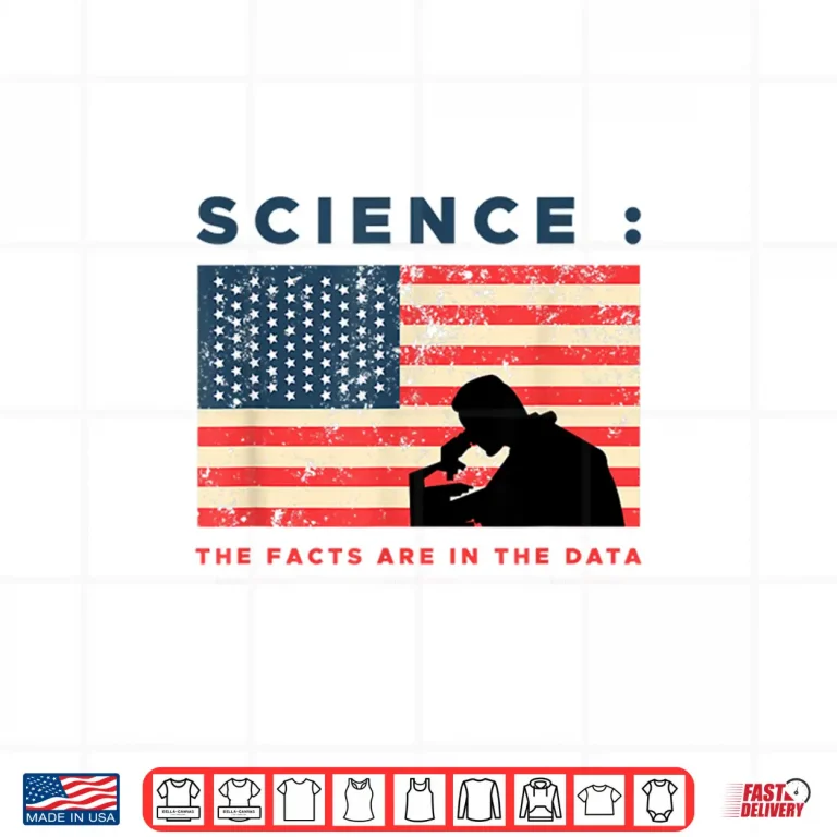 Design Science The Facts In The Data Patriot Scientist Shirt