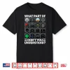Airline Aircraft Airplane Pilot Tools Instruments Indicators Shirt