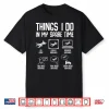 Airplane Things I Do In My Spare Time Plane Pilot Kids Men Shirt