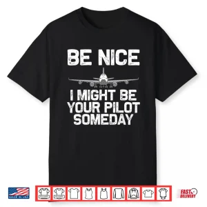 Funny Pilot Art For Men Women Kids Aviation Airplane Pilot Shirt