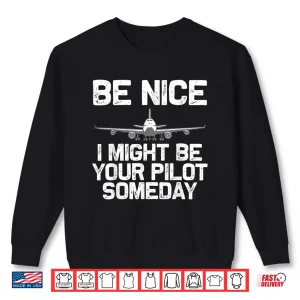 Sweatshirt Funny Pilot Art For Men Women Kids Aviation Airplane Pilot Shirt